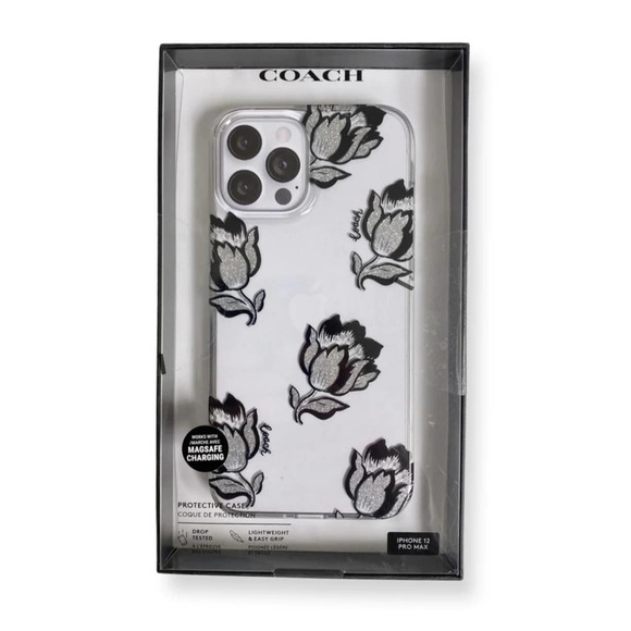 Coach iPhone 12 Pro Max Flower Case - Picture 1 of 1